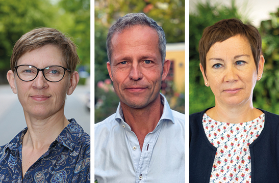 Maria Cedersmyg, Karl Ståhl och Erika Chenais är tillsammans nominerade till Årets Veterinär 2024